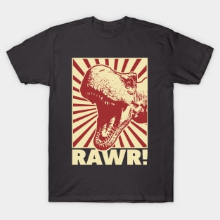 RAWR Tyrannosaurus Rex T-Rex Vintage Retro T Rex T-Shirt